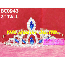 Coroas e tiaras de cristal simples adoráveis ​​e mais vendidas